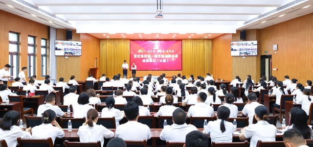 慶七一亮品牌強堡壘建新功！集團舉行第一屆黨建品牌創(chuàng)建成果展示比賽(圖1)