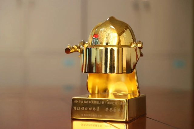 第一！股份公司鄢陽獲頒宜昌市消防設(shè)施操作員“榮譽(yù)金頭盔”(圖2)